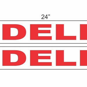 2-6x24 DELI Schilder Straße Straße Hofecke