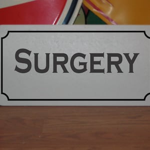 Surgery Metal Sign Hospital er