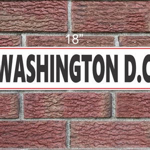 Metalen bord WASHINGTON D.C.