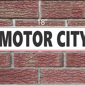 Motor City Metal Sign