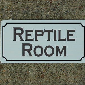 REPTILE ROOM Metalen bord voor Snake Lizzard Cage Aquarium