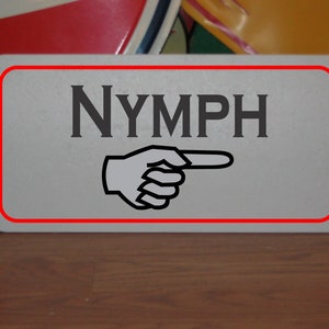 Nymph Metal Sign