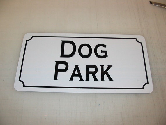 DOG PARK Metal Sign