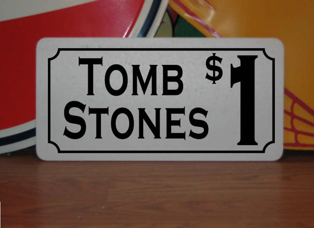 Tomb Stones 1 Metal Sign - Etsy