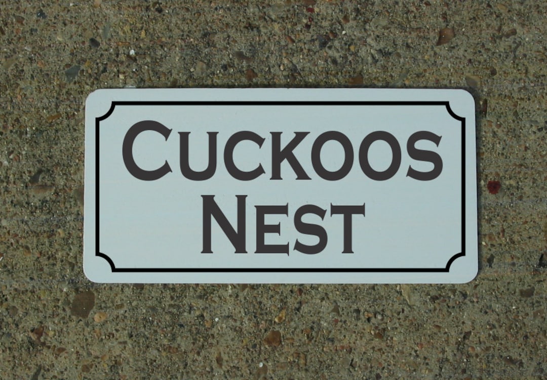CUCKOOS NEST Metal Sign Crazy Hospital - Etsy