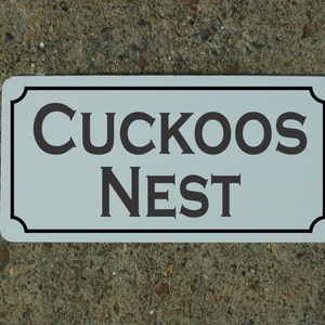 KUCKUCKS NEST Metallschild Crazy Krankenhaus