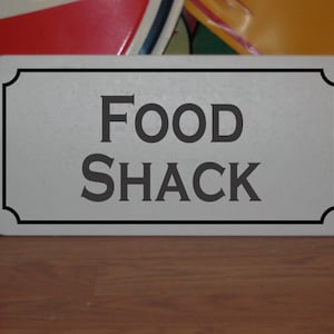 Food Shack Metal Sign barbeque