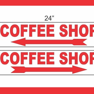 Koffiebar van 2-6 x 24 met richtingaanwijzers Street Road Yard Corner