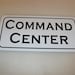 COMMAND CENTER Metal Sign 4 Community Theater Drama Law Enforcement ...