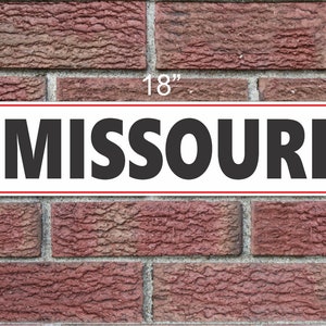 MISSOURI Metal Sign