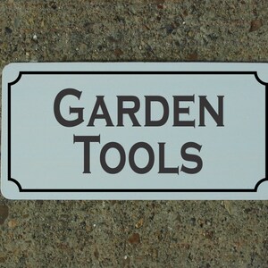 GARDEN TOOLS Metal Sign