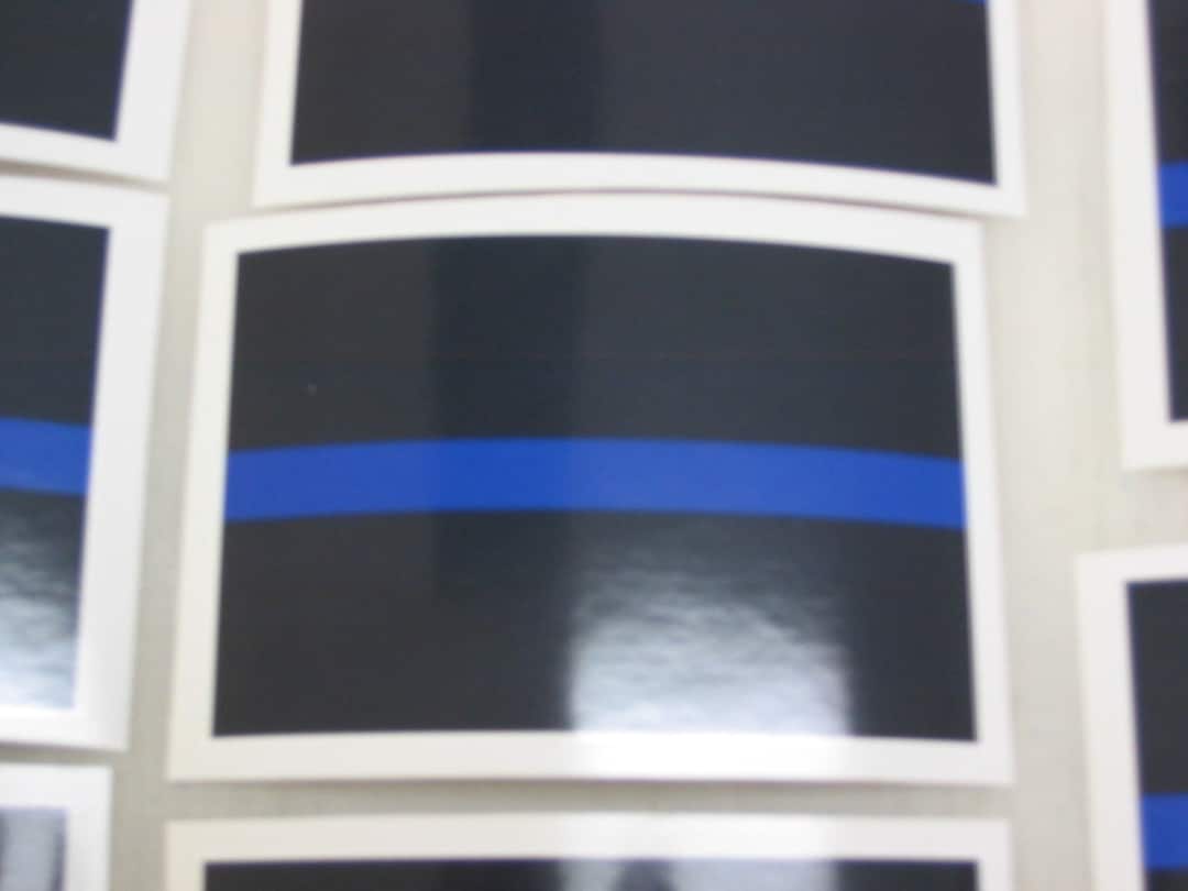 THIN BLUE LINE Decal Window Bumper Sticker Buy 1 Get 1 Free Bogo ...