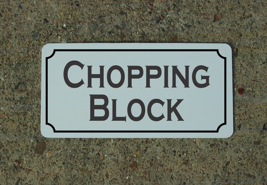 Chopping Block Metal Sign Bdsm S&M Decor Bedroom Bathroom Bondage - Etsy