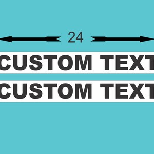 CUSTOM TEXT Magnetic Signs 3x24 vehicle k9 dog 4 Car Truck Van SUV Trailer