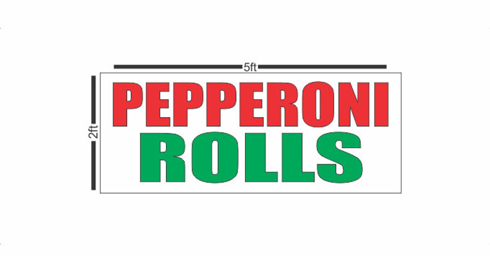 Pepperoni Rolls Banner Sign Etsy