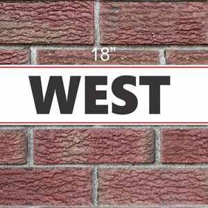WEST Metal Sign