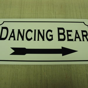 DANCING BEAR... Metalen bord voor boerderij Ranch of keuken Decor Man Cave Thuis Bar Slaapkamer Achtertuin