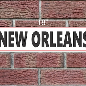 NEW ORLEANS Metall Schild