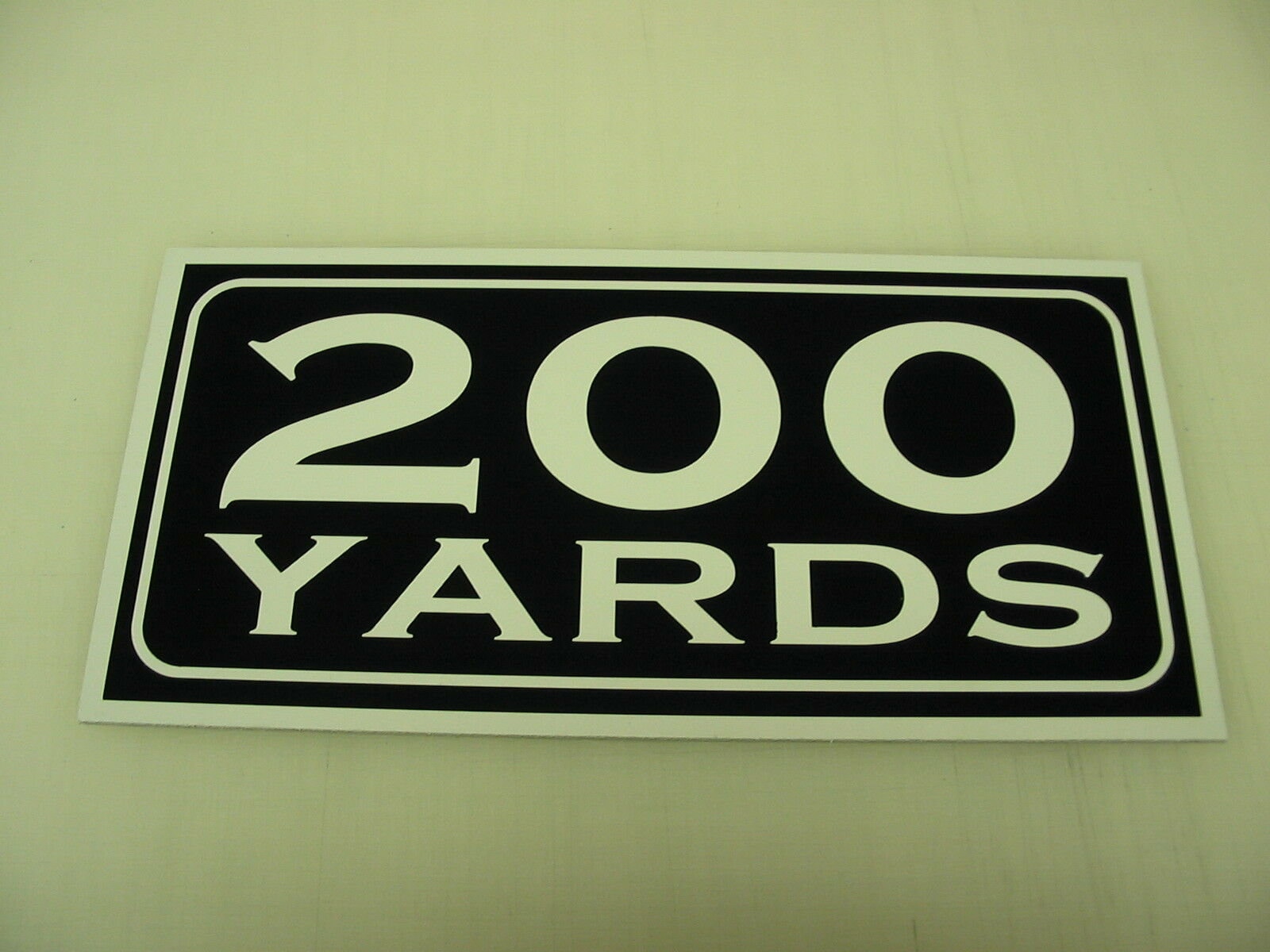 200 Yard Marker Metal Sign, Golf Course Yardage - Etsy