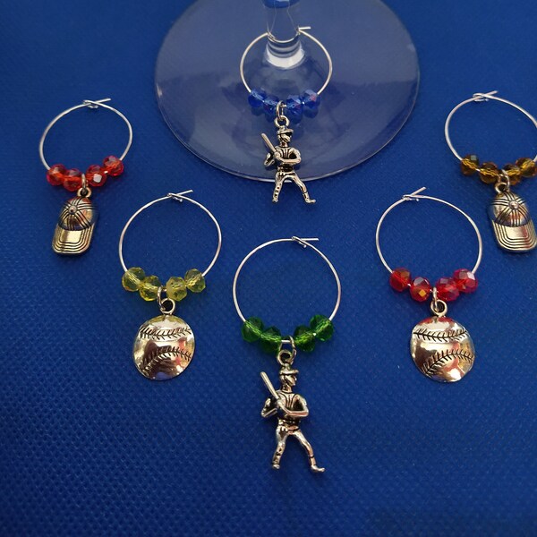 Wine Glass Charms Etsy