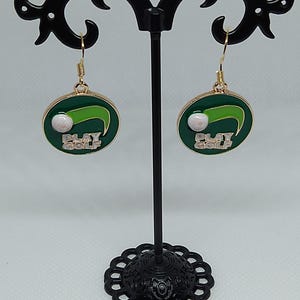 Golf Earrings, Golf Jewelry, Golf Lover Earrings, Golf Lover Jewelry, Gifts for Golfers,Golfer Gifts,Dangle Golf Earrings,Golf Charm Jewelry
