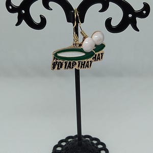 Golf Earrings, Golf Jewelry, Golf Lover Earrings, Golf Lover Jewelry, Gifts for Golfers,Golfer Gifts,Dangle Golf Earrings,Golf Charm Jewelry