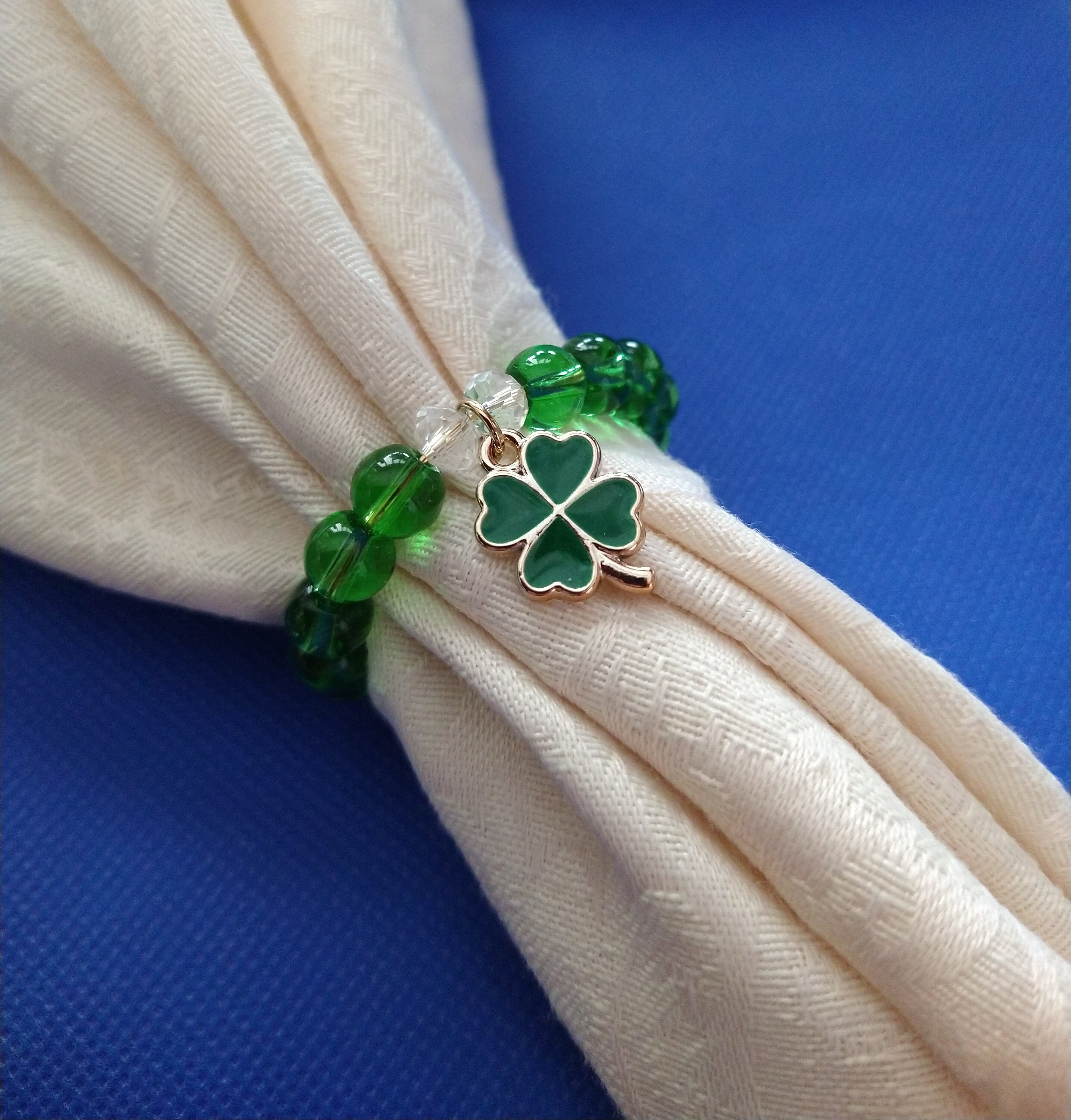 Set of 4 Shamrock Napkin Rings Shamrock Table Accessories - Etsy