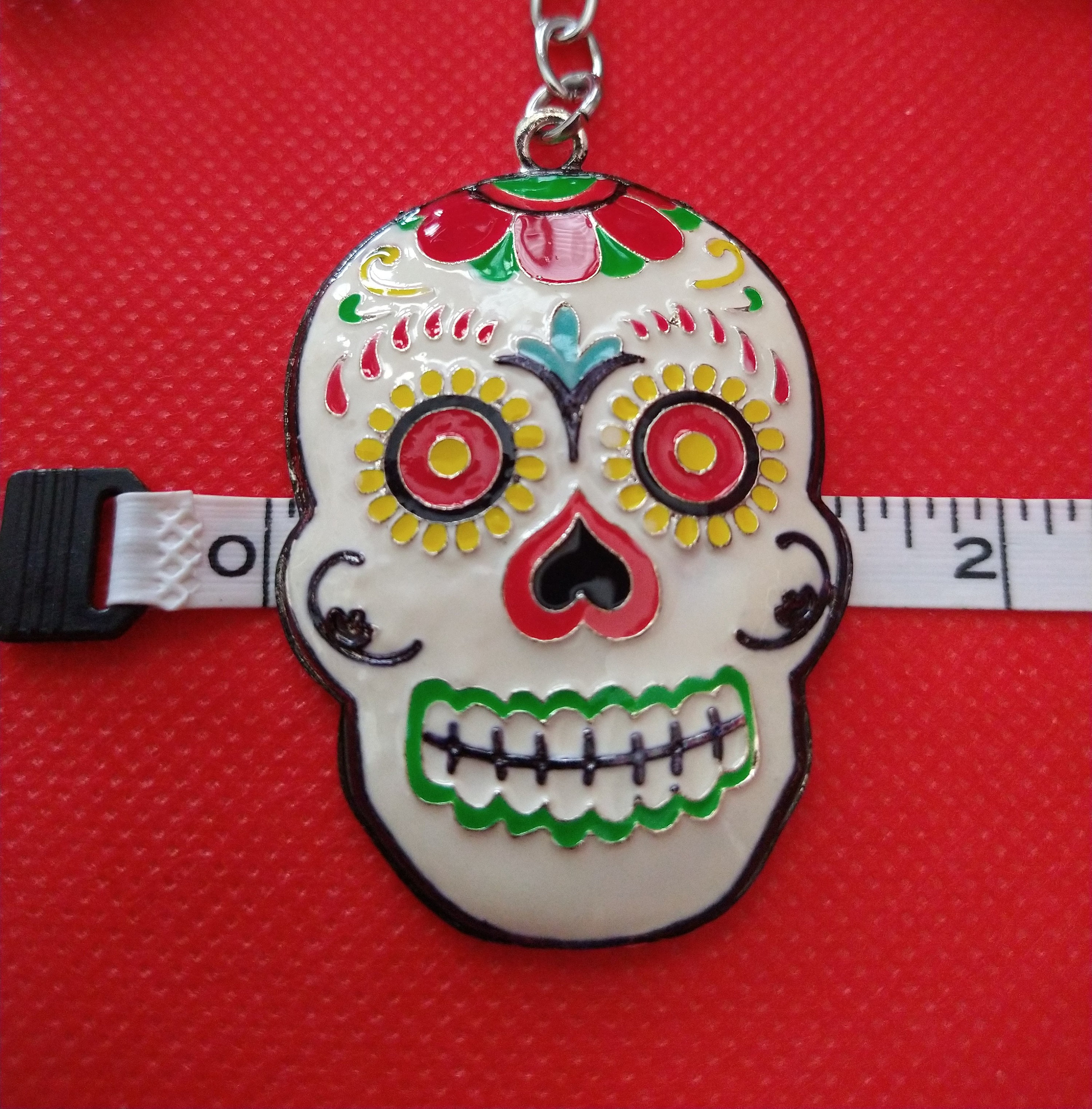 Skull Necklace Skull Jewelry Halloween Skull Necklace Etsy