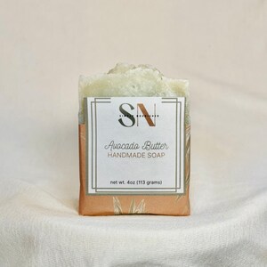 Soap made with Organic Ingredients - All Natural - Oatmeal Soap - Unscented Soap - Cocoa Butter Soap - Avocado Butter Soap - Green Tea Soap