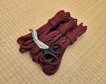 Shibari Rope. 2 ply ‘Cherry - fully treated’ Tossa Jute Rope. 8 meter (26ft) Vegan-friendly handmade bondage rope