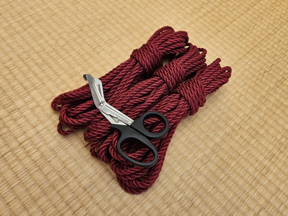 Shibari Rope. 2 Ply cherry Fully Treated Tossa Jute Rope. 8 Meter 26ft Vegan -friendly Handmade Bondage Rope -  Sweden