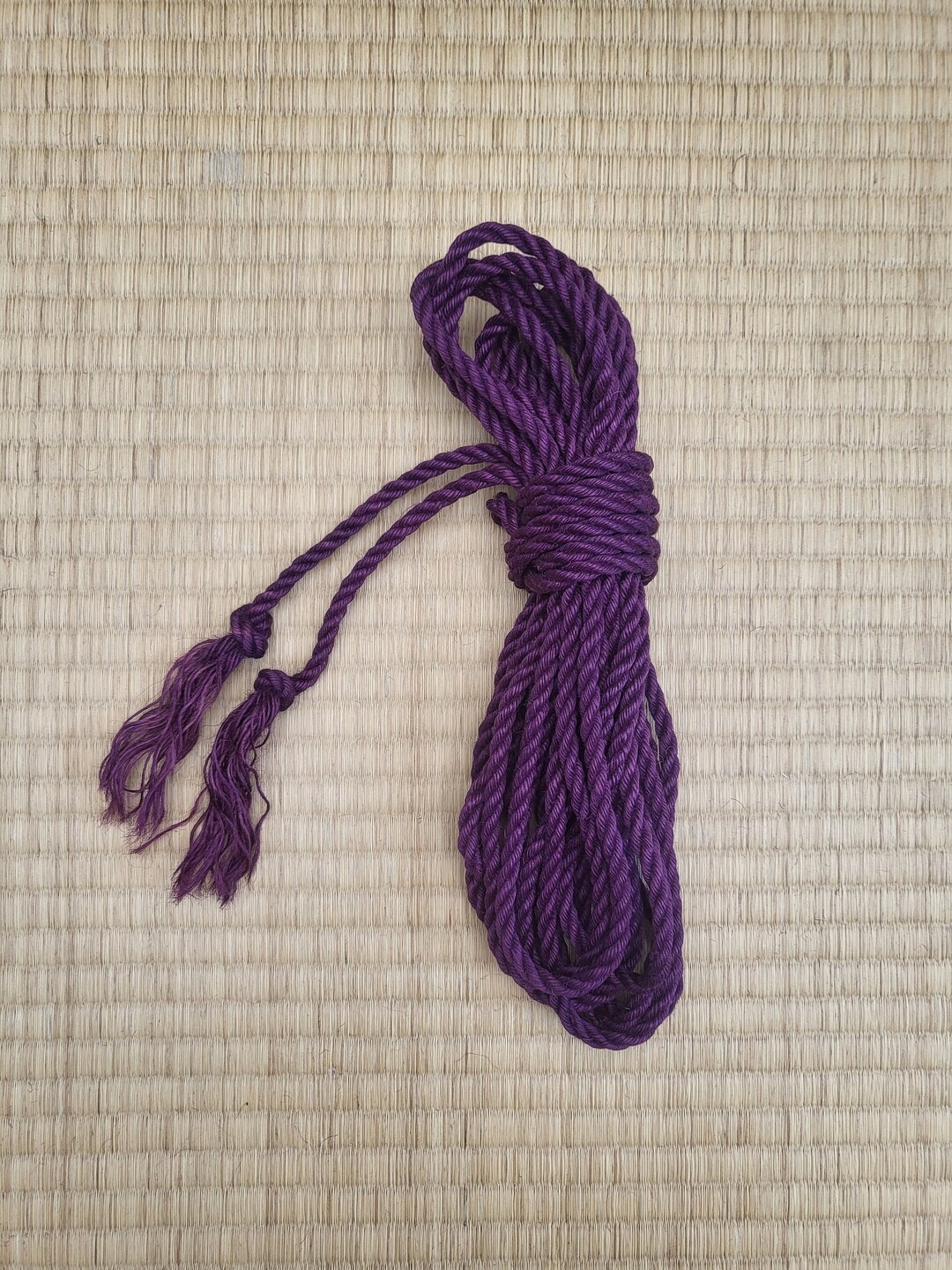 Shibari Rope. 1 Ply 'violet Fully Treated' Tossa Jute Rope. 10 Meter ...