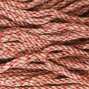 Shibari Rope. 1 ply &quot;Jomyaku-B&quot; &#39; - Fully treated&#39; Tossa Jute Rope. 8 meter (26ft) Vegan-friendly handmade bondage rope.