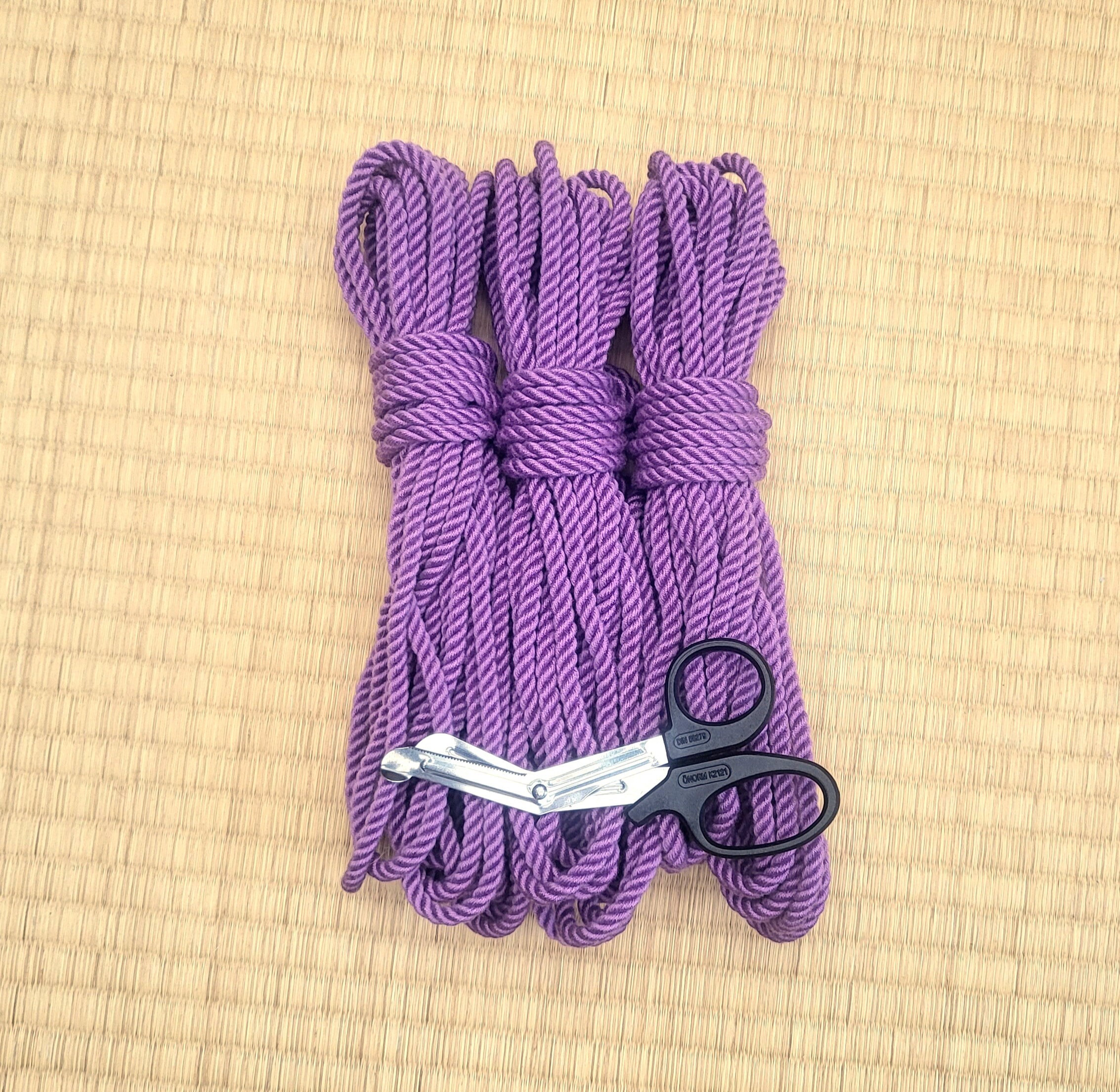 Shibari Rope. Bamboo ‘lavender’. 8 Meter (26ft) Vegan-friendly Handmade ...