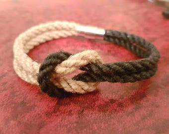 Rope bracelet ying yang shibari bdsm collar