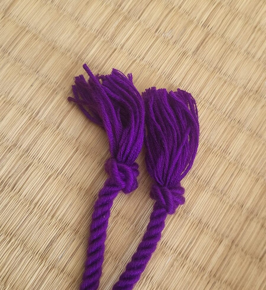 Shibari Rope Bamboo violet 8 Meter 26ft Vegan friendly Handmade Shibari Rope Bamboo violet 8 Meter 26ft Vegan friendly Handmade