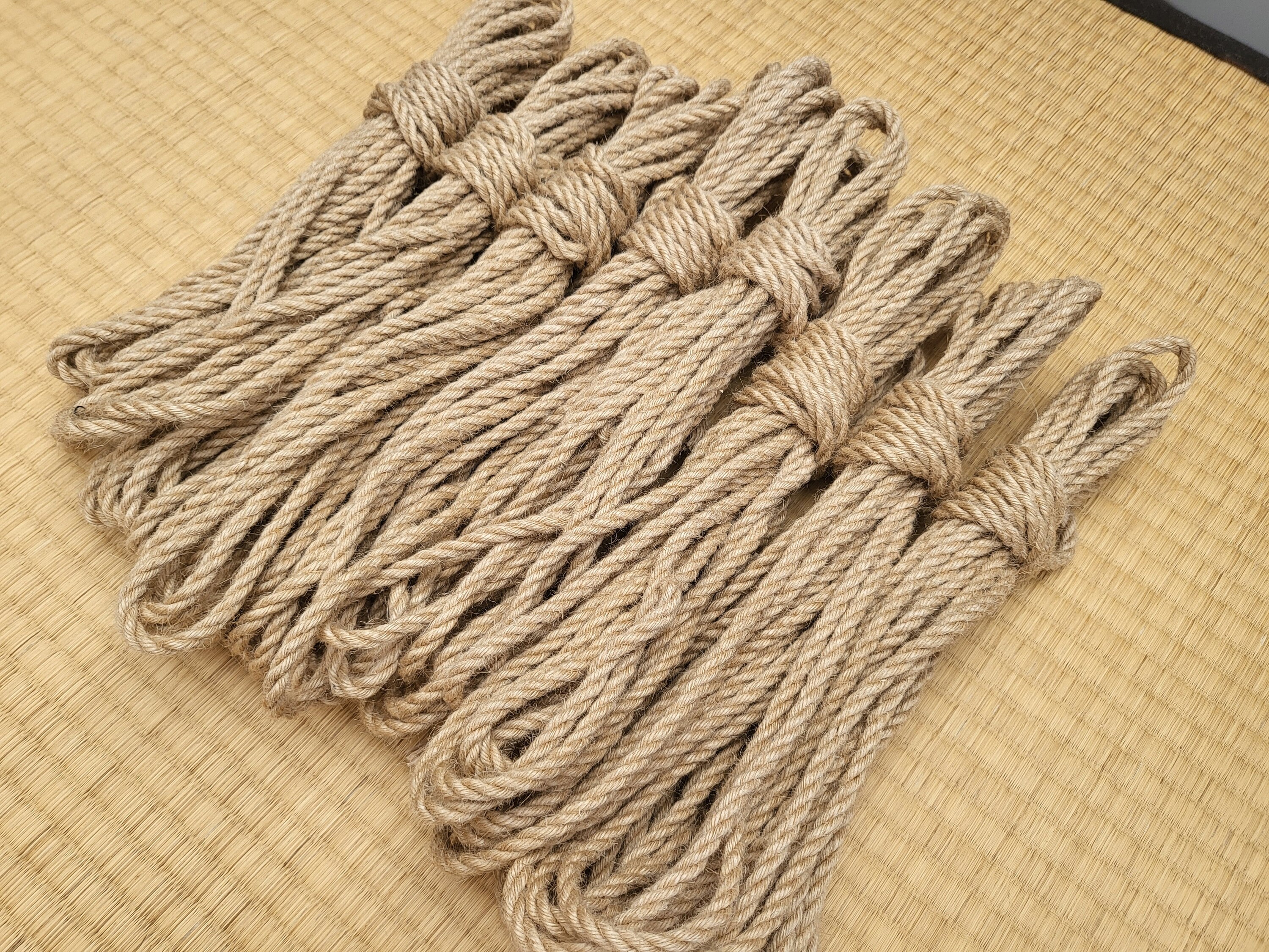 Shibari Rope. 'natural Fully Treated' Made From Single Ply, Tossa Jute.  Vegan-friendly Handmade for Bondage. Various Lengths Available. -   Canada