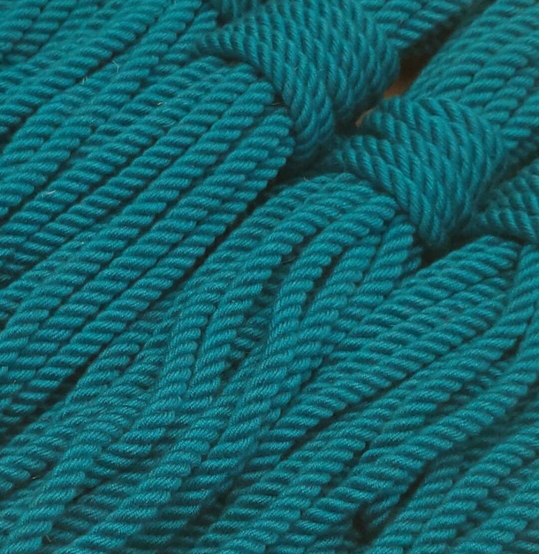 Shibari Rope. Bamboo ‘cyan’. 8 Meter (26ft) Vegan-friendly Handmade ...