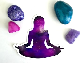 Yoga/Meditation Sticker: Universe