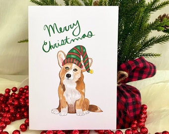 Cartão de Natal: Feliz Natal Corgi