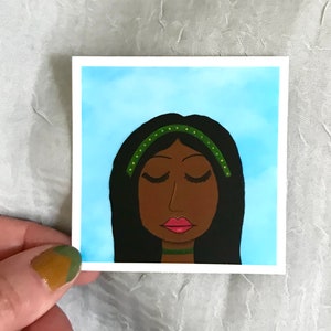 Girl Sticker: Sky