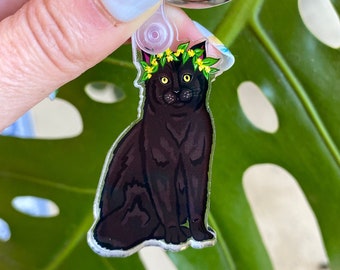 Black Cat Keychain