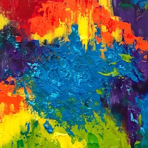 Original Painting: Catalyst Rainbow Pride Art image 1