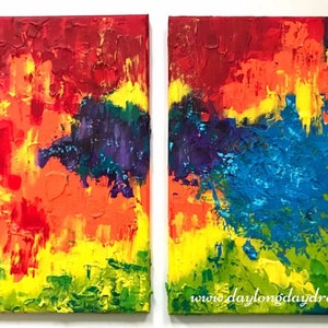 Original Painting: Catalyst Rainbow Pride Art image 2