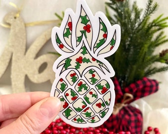 Holiday Sticker: Christmas Pineapple