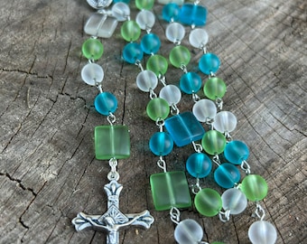 Catholic Rosary Beads ~ Colorful Rosary ~ Rosary ~ Rosary For Her ~ Catholic Gift ~ Rosary for Him ~