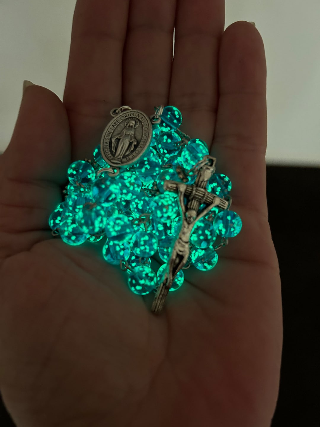 Glow in the Dark Catholic Rosary Beads Catholic Rosary Glow in the Dark