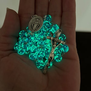 Glow In The Dark Catholic Rosary Beads ~ Catholic Rosary ~ Glow In The Dark Rosary