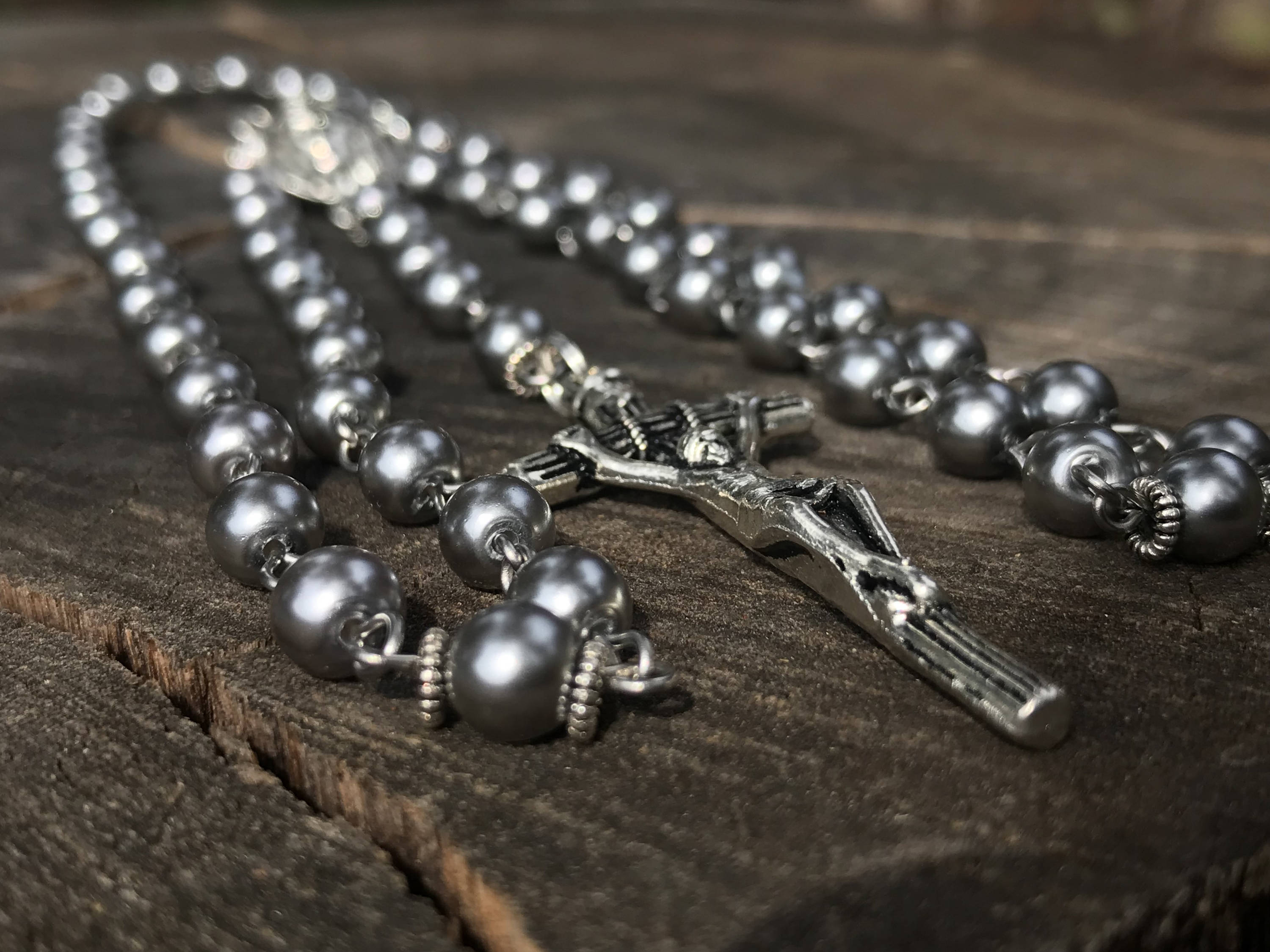 Men's catholic hotsell rosary beads