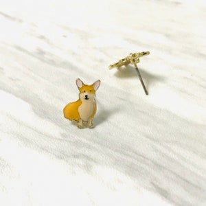 Pawfect Corgi Enamel Stud-Fun-Everyday-Dog Lover image 4